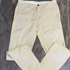 H&M L.O.G.G. Label of Graded Goods Khaki Skinny Fit Pants 34